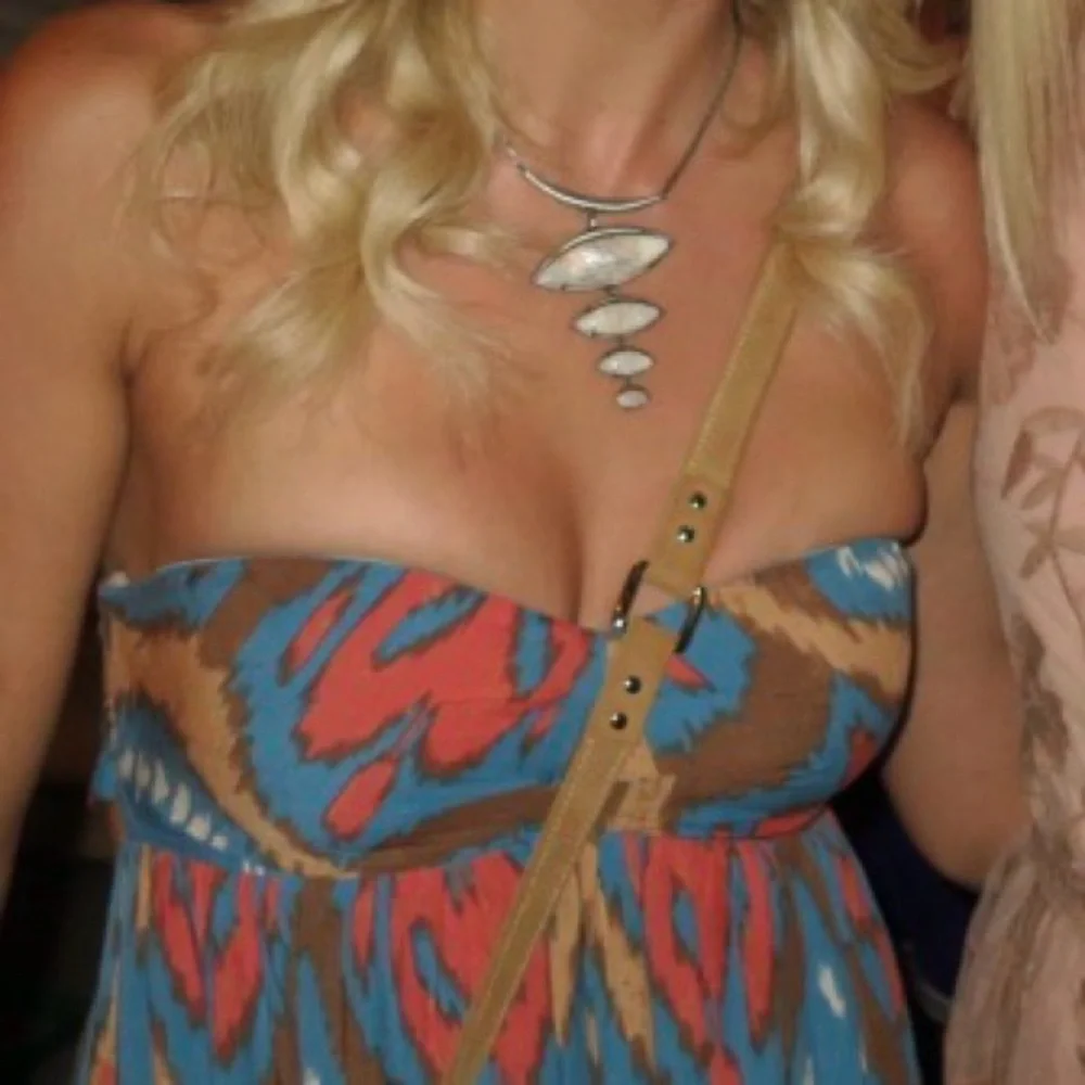 Free People Blue Ikat Backless Strapless Maxi Dress - Picture 10 of 10